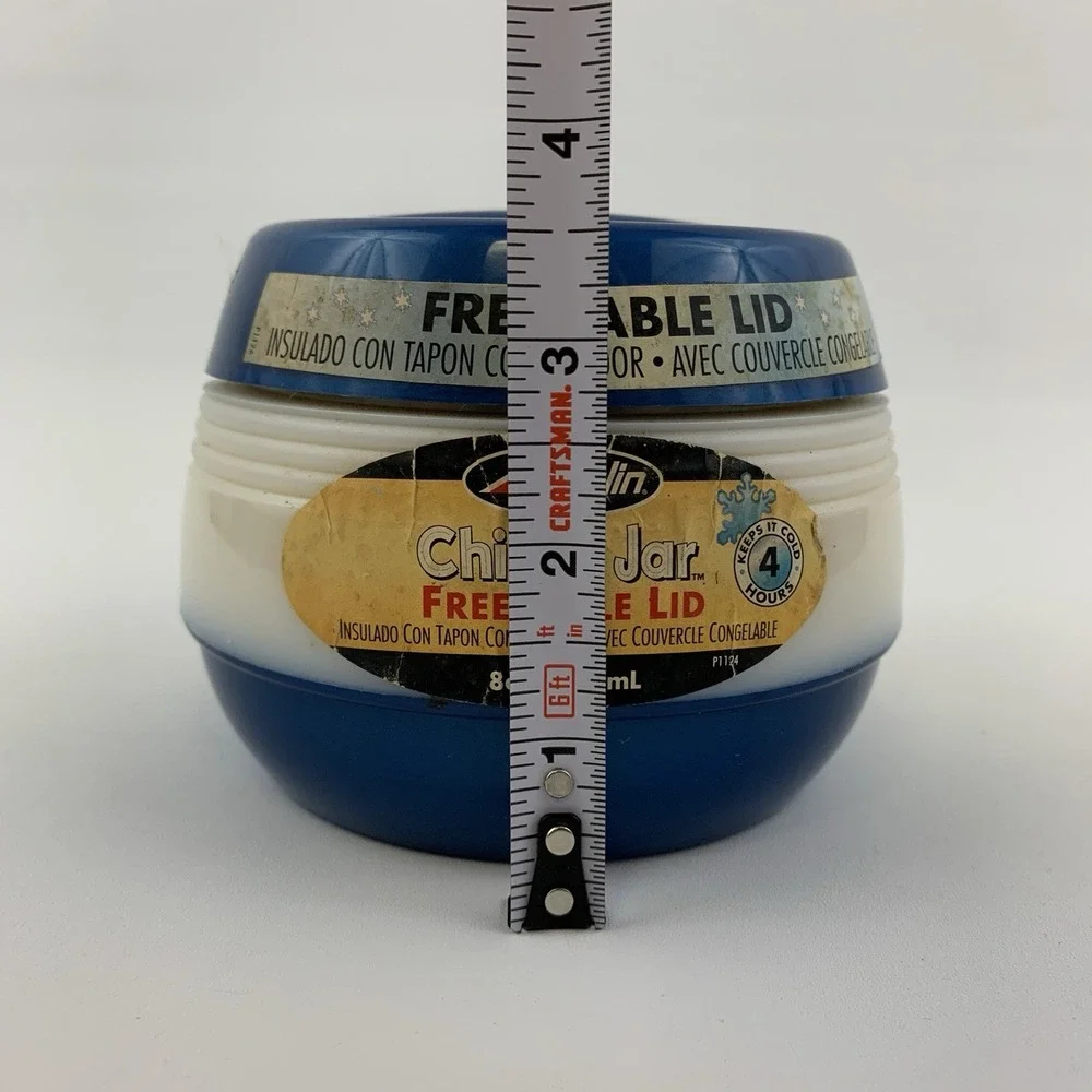 Aladdin Blue Chiller Jar with Freezable Lid 8 oz 4
